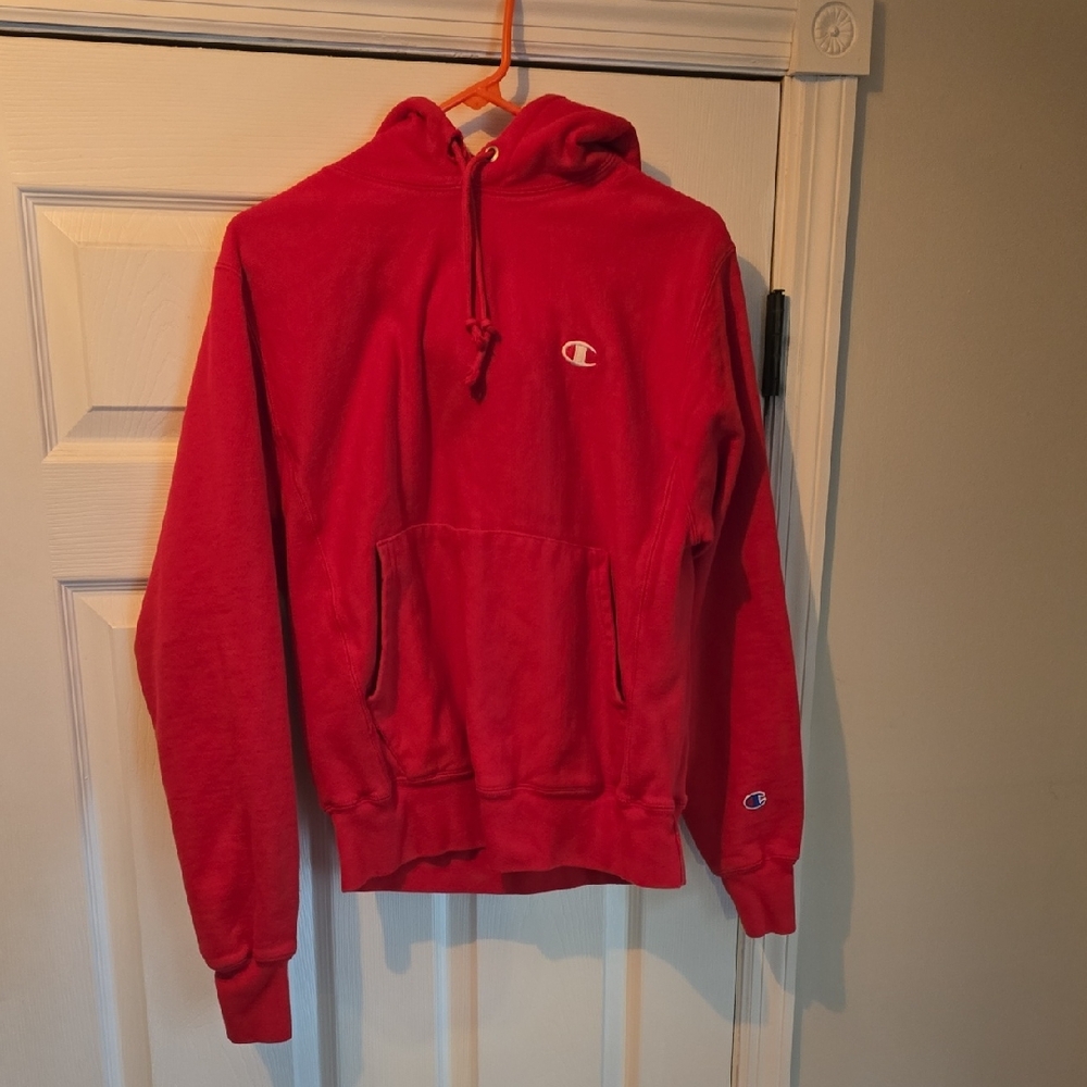 Champion Men's Bold Red Hoodie